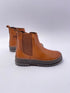 Pinocchio P1659 chelsea boots met rits cognac leer natural combi